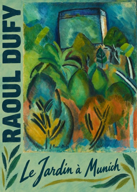 Raoul Dufy Le Jardin À Munich No2 - Plakát