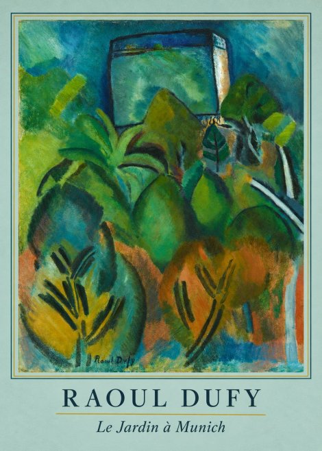Raoul Dufy Le Jardin À Munich No3 - Plakát