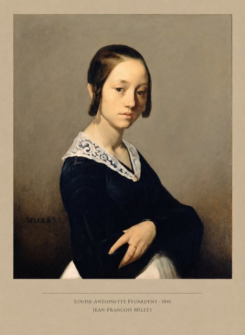 Jean-François Millet Louise-antoinette Feuardent No5 - Plakát