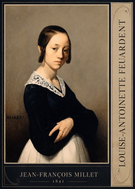 Jean-François Millet Louise-antoinette Feuardent No6 - Plakát