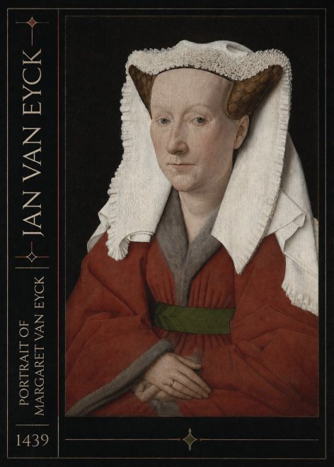 Jan van Eyck Portrait of Margaret Van Eyck I No2 - Plakát