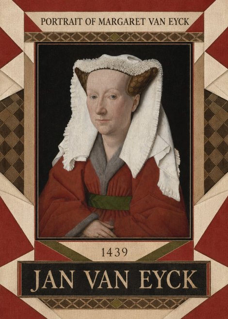 Jan van Eyck Portrait of Margaret Van Eyck I No4 - Plakát