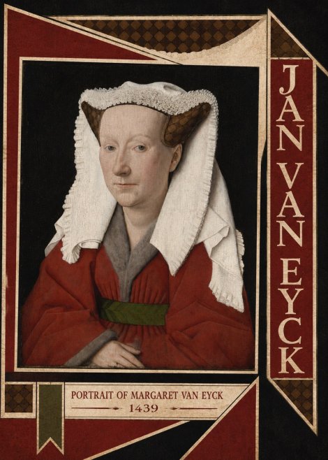 Jan van Eyck Portrait of Margaret Van Eyck I No6 - Plakát