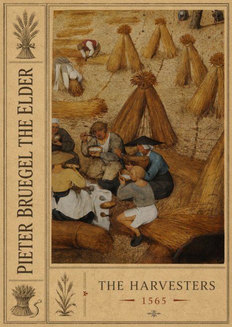 Pieter Bruegel The Harvesters I No2 - Plakát