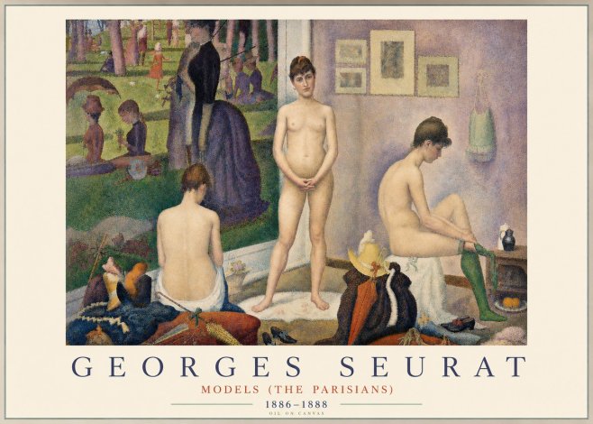 Seurat Models (the Parisians) No3 - Plakát