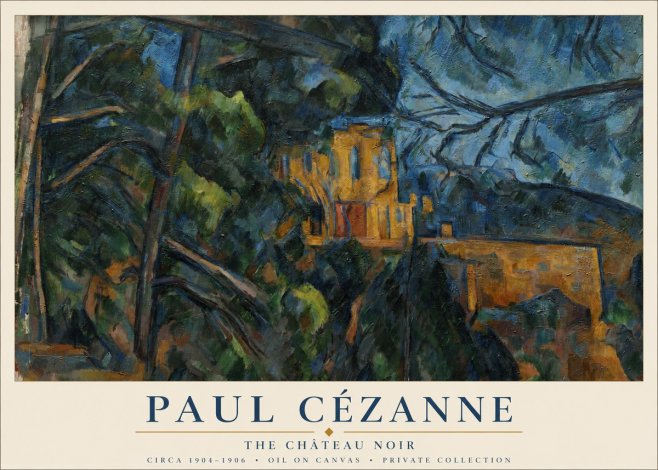 Paul Cézanne The Château Noir No1 - Plakát