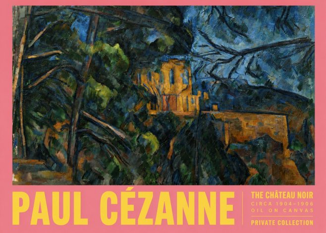 Paul Cézanne The Château Noir No3 - Plakát