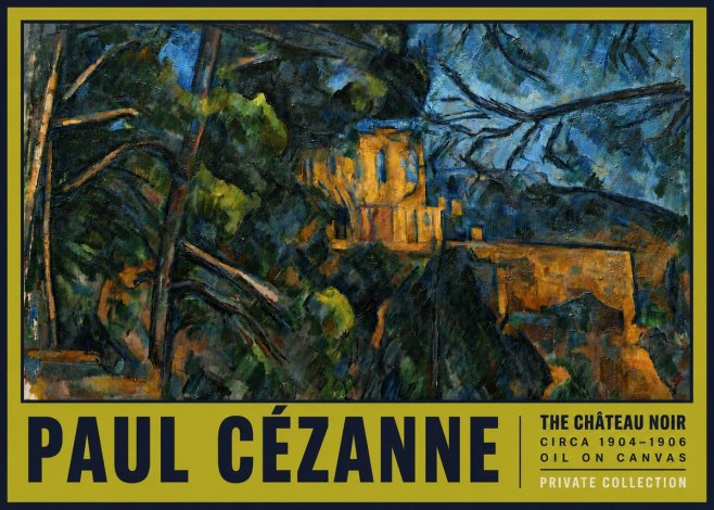 Paul Cézanne The Château Noir No5 - Plakát