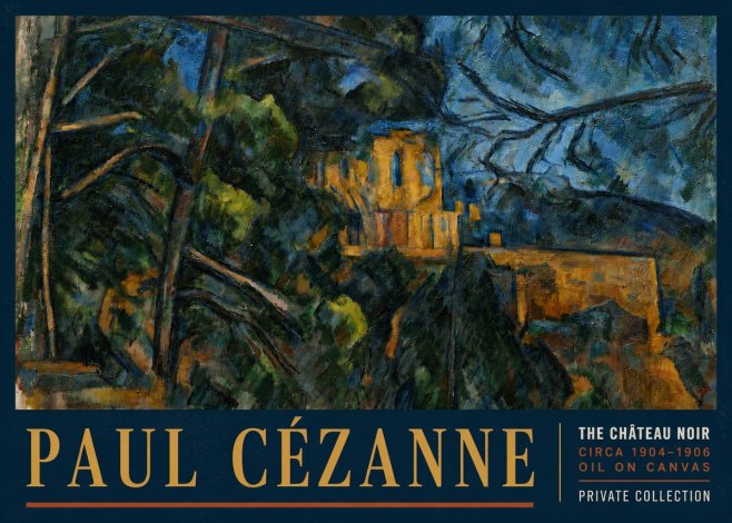 Paul Cézanne The Château Noir No6 - Plakát