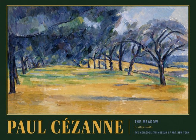 Paul Cézanne The Meadow No6 - Plakát