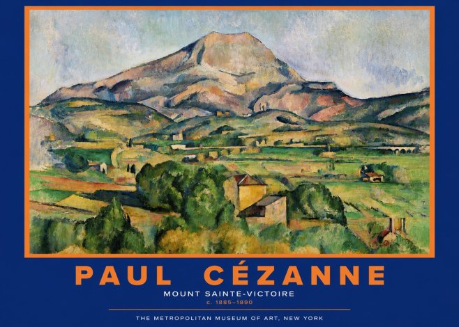 Paul Cézanne Mount Sainte-victoire No6 - Plakát