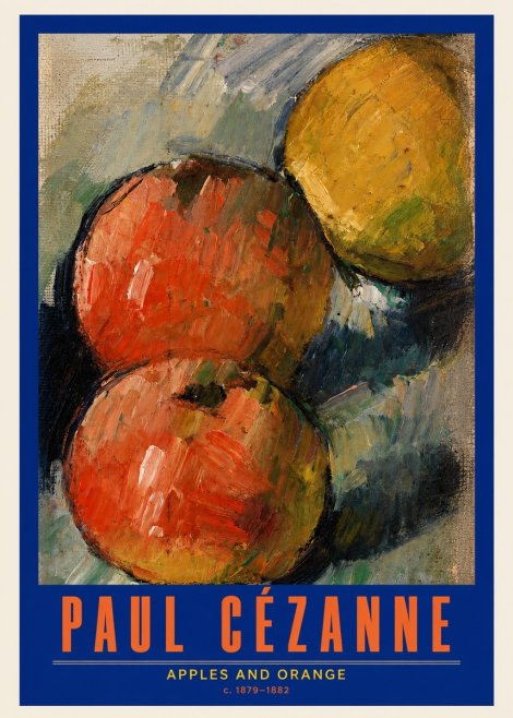 Paul Cézanne Apples and Orange No2 - Plakát