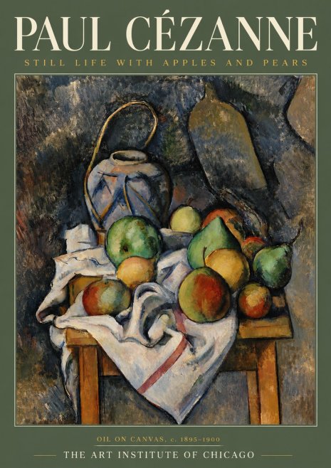 Paul Cézanne Still Life with Apples and Pears No3 - Plakát