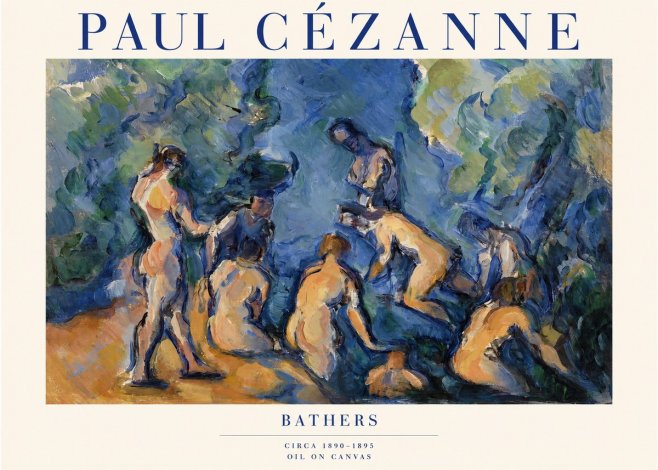 Paul Cézanne Bathers I No1 - Plakát