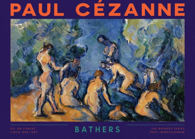 Paul Cézanne Bathers I No2 - Plakát