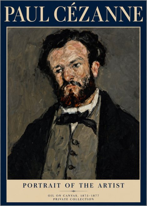 Paul Cézanne Portrait of the Artist I No4 - Plakát