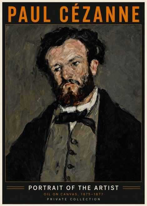 Paul Cézanne Portrait of the Artist I No6 - Plakát