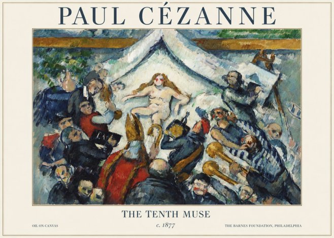 Paul Cézanne The Tenth Muse No1 - Plakát