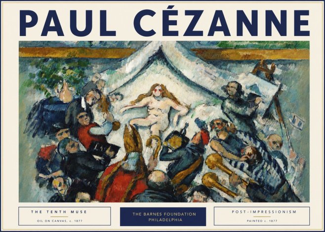 Paul Cézanne The Tenth Muse No3 - Plakát