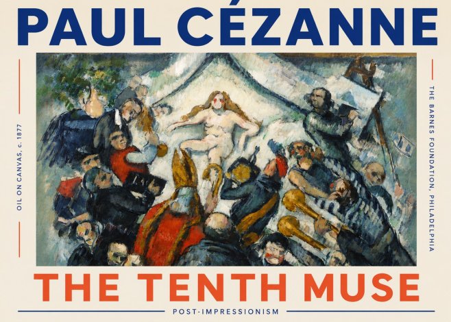 Paul Cézanne The Tenth Muse No5 - Plakát