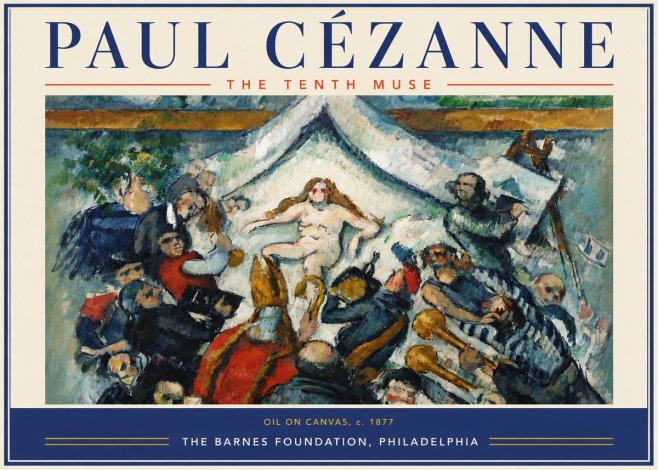 Paul Cézanne The Tenth Muse No6 - Plakát