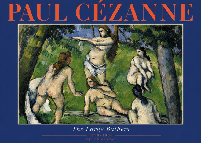 Paul Cézanne The Large Bathers III No6 - Plakát