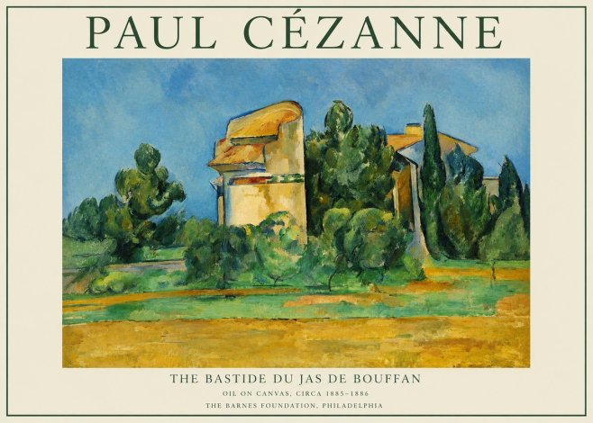 Paul Cézanne The Bastide Du Jas De Bouffan No1 - Plakát