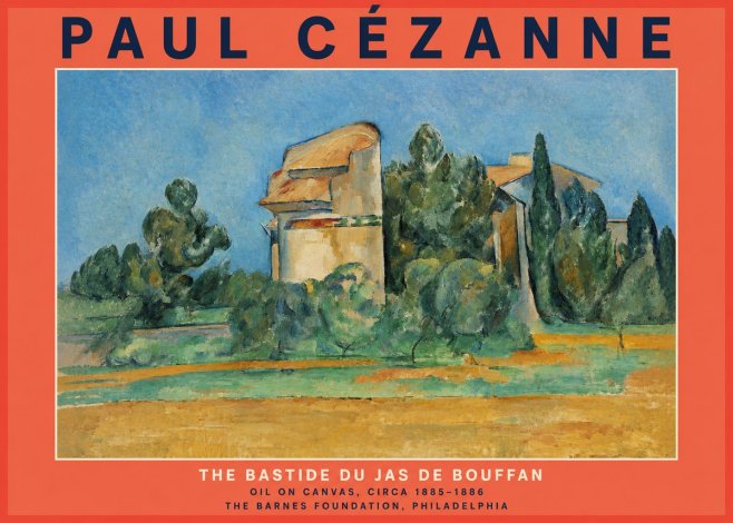 Paul Cézanne The Bastide Du Jas De Bouffan No2 - Plakát