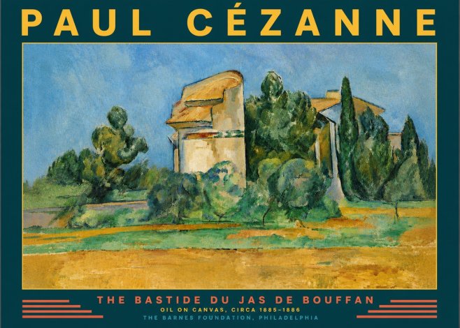 Paul Cézanne The Bastide Du Jas De Bouffan No4 - Plakát
