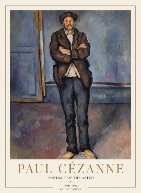 Paul Cézanne Portrait of the Artist II No1 - Plakát