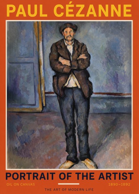 Paul Cézanne Portrait of the Artist II No2 - Plakát