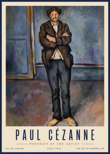 Paul Cézanne Portrait of the Artist II No4 - Plakát