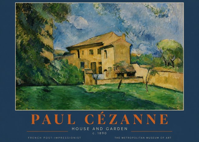 Paul Cézanne House and Garden No2 - Plakát