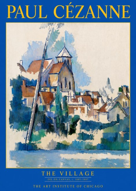 Paul Cézanne The Village II No2 - Plakát
