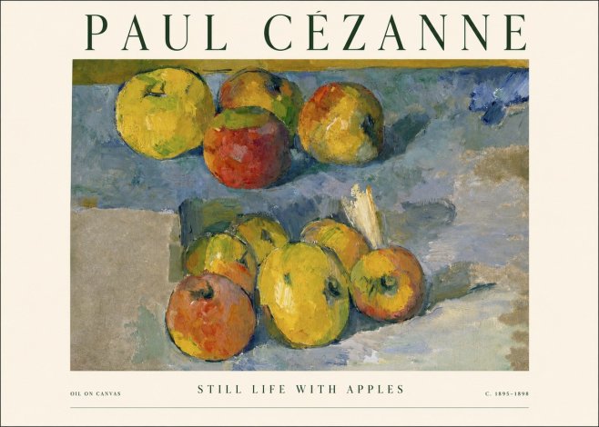 Paul Cézanne Still Life with Apples No1 - Plakát