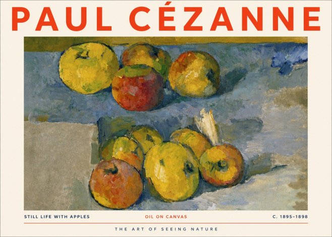Paul Cézanne Still Life with Apples No4 - Plakát