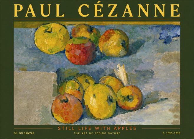Paul Cézanne Still Life with Apples No5 - Plakát