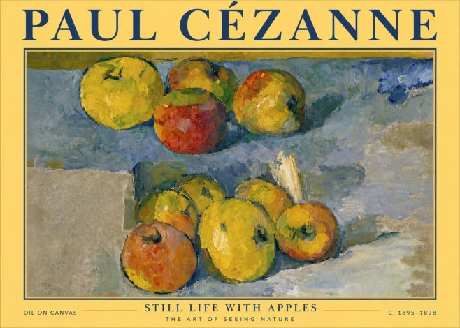 Paul Cézanne Still Life with Apples No6 - Plakát