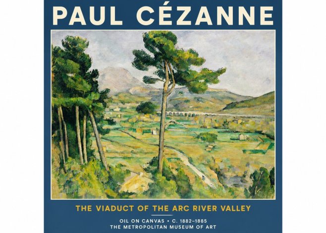 Paul Cézanne The Viaduct of the Arc River Valley No2 - Plakát