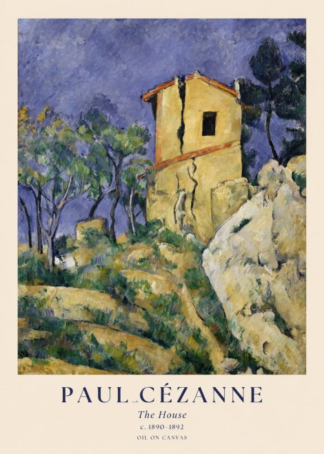 Paul Cézanne The House No1 - Plakát