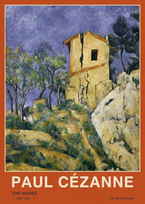 Paul Cézanne The House No2 - Plakát