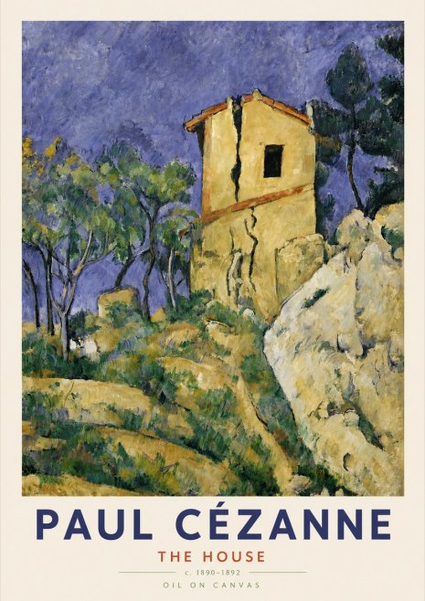 Paul Cézanne The House No4 - Plakát