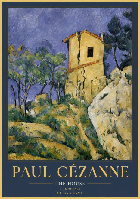 Paul Cézanne The House No5 - Plakát