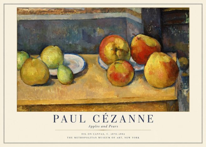 Paul Cézanne Apples and Pears No1 - Plakát