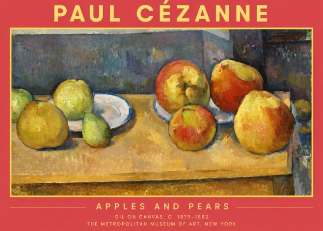 Paul Cézanne Apples and Pears No2 - Plakát