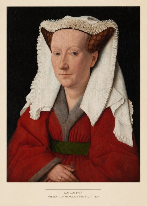 Jan van Eyck Portrait of Margaret Van Eyck II No4 - Plakát