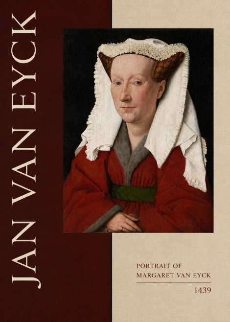 Jan van Eyck Portrait of Margaret Van Eyck II No5 - Plakát