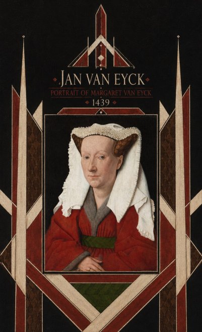 Jan van Eyck Portrait of Margaret Van Eyck II No6 - Plakát