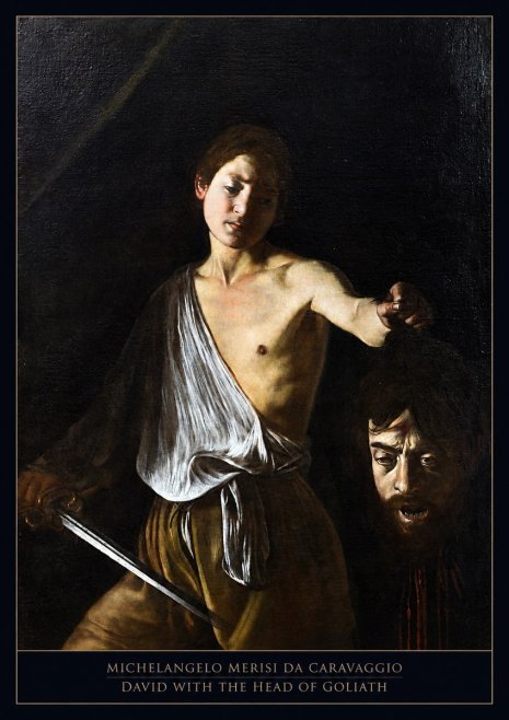 Michelangelo Merisi da Caravaggio David with the Head of Goliath II No5 - Plakát