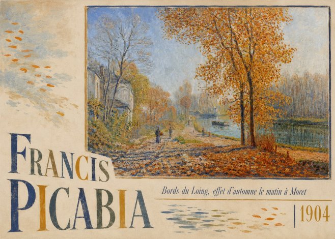 Francis Picabia Bords Du Loing, Effet D'automne Le Matin À Moret No6 - Plakát